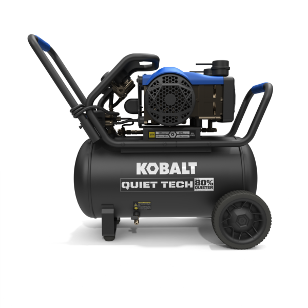 Kobalt QUIET TECH 10-Gallon Portable Electric 175 PSI Horizontal Air Compressor - Image 6