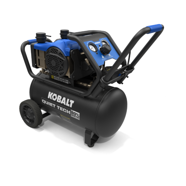 Kobalt QUIET TECH 10-Gallon Portable Electric 175 PSI Horizontal Air Compressor - Image 5