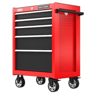 CRAFTSMAN 2000 Series 26-Inches W x 36.5-Inches H 5 -Drawer Steel Rolling Tool Cabinet ( Red )