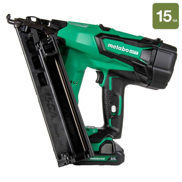 Metabo HPT 2-1/2-in 15 -Gauge Cordless Angled Finish Nailer ( Battery Included )