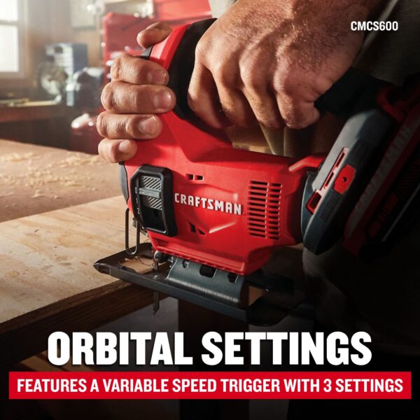 CRAFTSMAN V20 20-volt Max 8-Tool Power Tool Combo Kit with Soft Case (2-Batteries Included and Charger Included) - Image 10