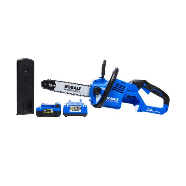 Kobalt 24-volt 12-in Battery 4 Ah Chainsaw (Battery and Charger Included)