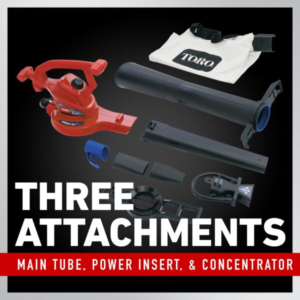 Toro UltraPlus 405-CFM 260-MPH Corded Electric Handheld Leaf Blower - Image 8