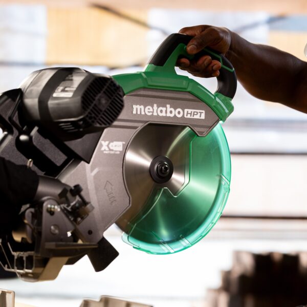 Metabo HPT 12-in 15-Amps Dual Bevel Sliding Compound Corded Miter Saw - Image 3