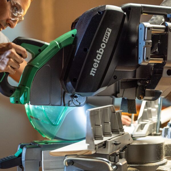 Metabo HPT 12-in 15-Amps Dual Bevel Sliding Compound Corded Miter Saw - Image 7