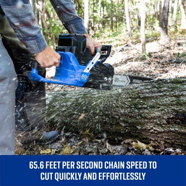 Kobalt 80-volt 18-in Battery 5 Ah Chainsaw (Battery and Charger Included) - Image 7