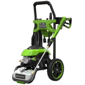 Greenworks 2100 PSI 1.2-GPM Cold Water Electric Pressure Washer with 4 Spray Tips