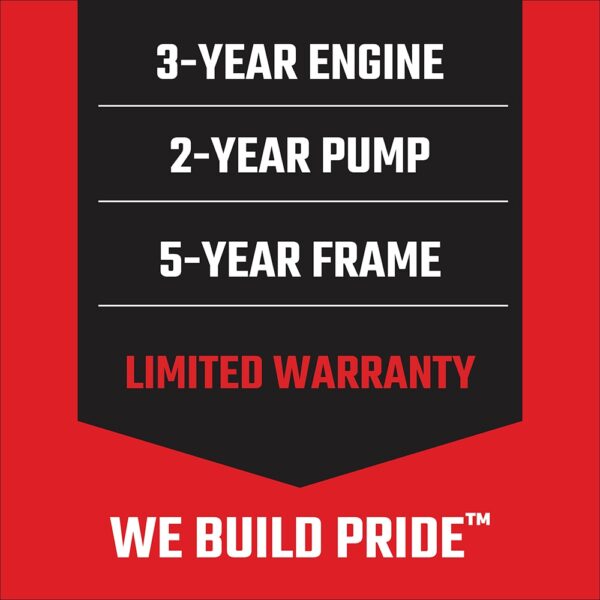 CRAFTSMAN Craftsman (49-State) 3100 PSI 2.4-GPM Cold Water Gas Pressure Washer with 4 Spray Tips - Image 7