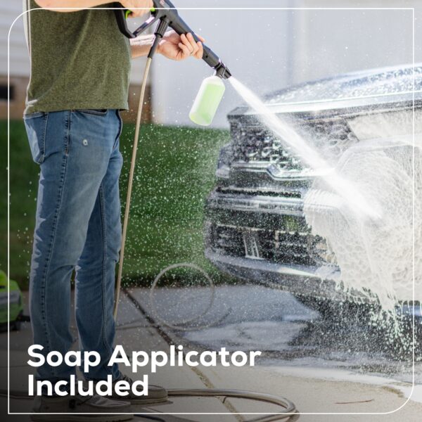 Greenworks 1800 PSI 1.2-GPM Cold Water Electric Pressure Washer with 2 Spray Tips - Image 8