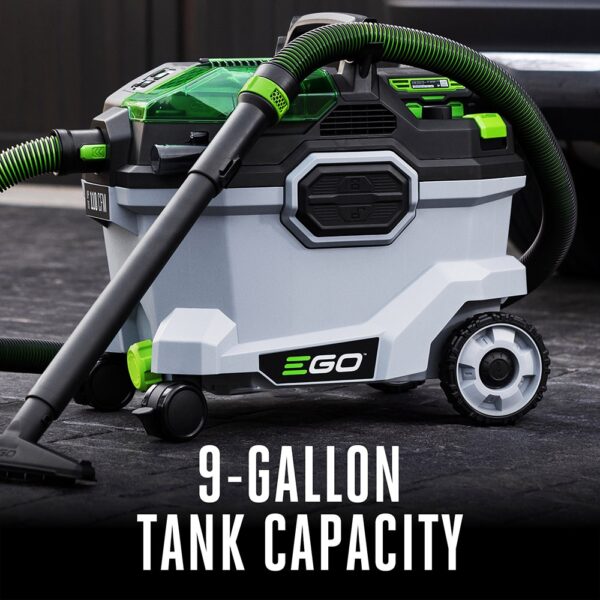 EGO POWER+ 56-volt 9-Gallon 5 HP Cordless Wet/Dry Shop Vacuum with Accessories Included (Battery Not Included) - Image 6