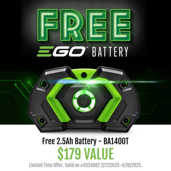 EGO POWER + POWERLOAD with LINE IQ 56-volt 16-in Telescopic Shaft Battery String Trimmer 4 Ah (Battery and Charger Included) - Image 2