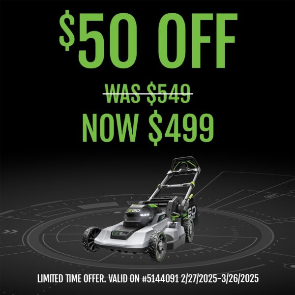 EGO POWER+ 600 Series 56-volt , ( 1 ) 6.0 Ah 21-in Self Propelled Battery Walk Mower ,Bagger Included - Image 2