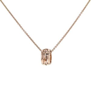 Toxse Parentesi Necklace Pink Gold