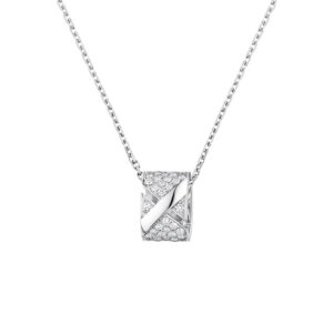 Toxse Liens Evidence Diamond Paved Necklace