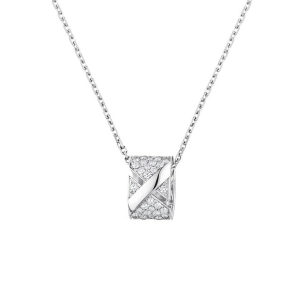Toxse Liens Evidence Diamond Paved Necklace