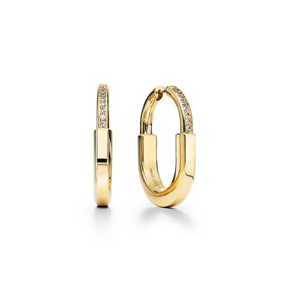 Toxse T Lock Diamonds Medium Earrings - Image 3