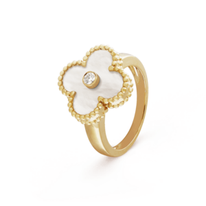 Toxse Vintage Alhambra Pearl Ring