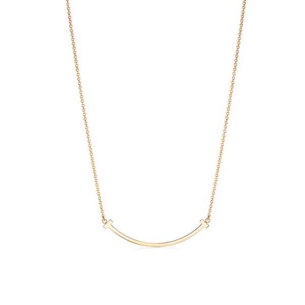 Toxse T Smile Pendant Necklace