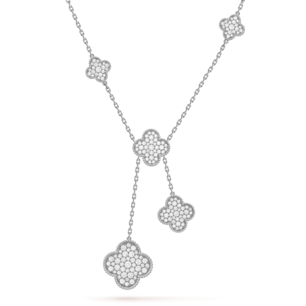 Toxse Magic Alhambra Six Motifs Diamonds Necklace