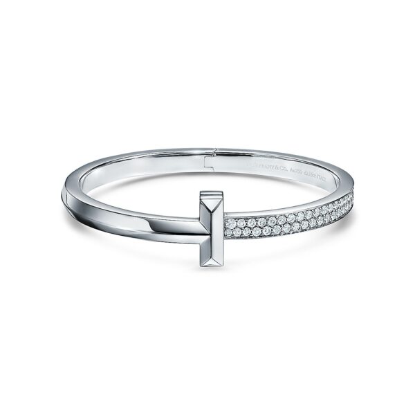 Toxse T1 Wide Diamond Hinged Bracelet - Image 2