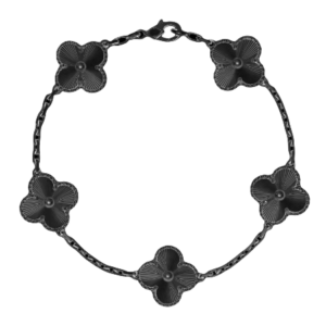 Toxse Vintage Alhambra Full Black Bracelet