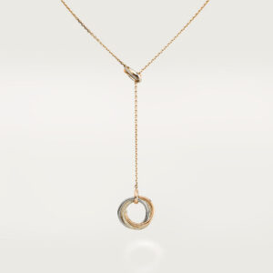Toxse Trinity Diamond Circles Pendant Necklace