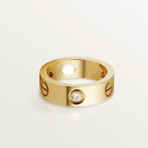 Toxse Three Diamonds Love Wedding Ring