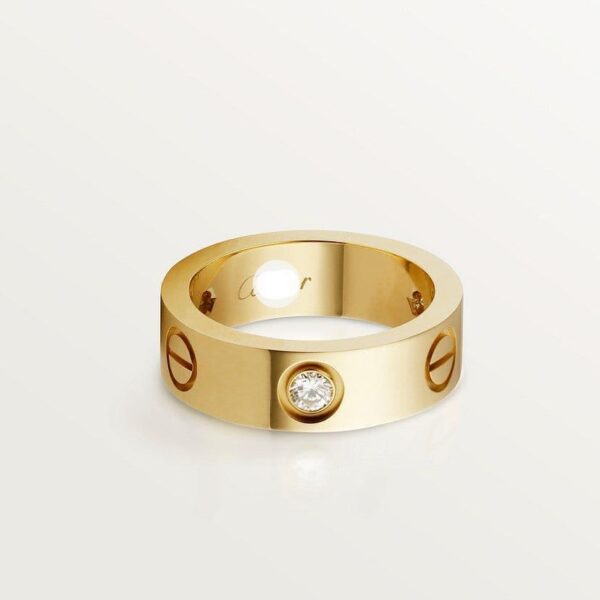 Toxse Three Diamonds Love Wedding Ring