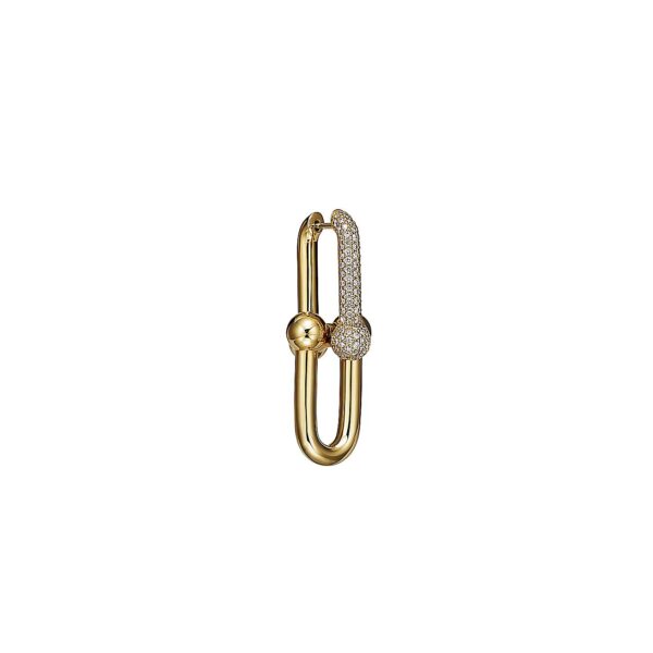 Toxse HardWear Large Link Pave Diamonds Earrings - Image 3
