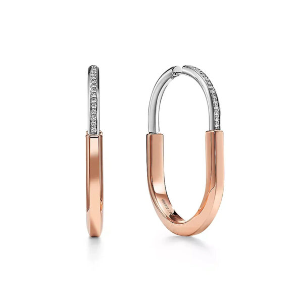 Toxse T Lock Diamond Earrings