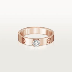 Toxse Love Solitaire Ring