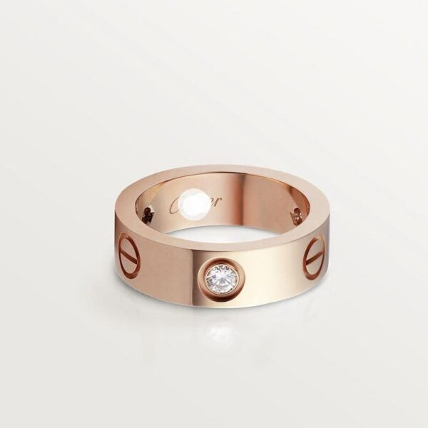 Toxse Three Diamonds Love Wedding Ring - Image 6