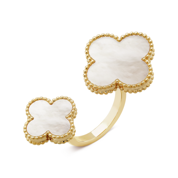 Toxse Magic Alhambra Mother Of Pearls Clover Ring