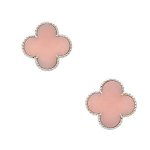 Toxse Magic Alhambra Pink Opale Earrings