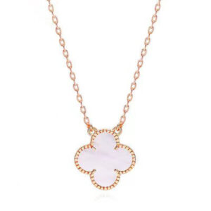 Toxse Vintage Alhambra Pink Necklace