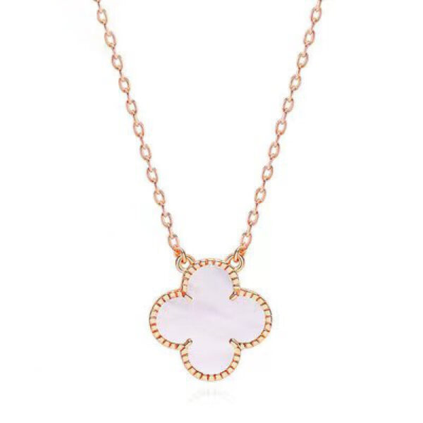 Toxse Vintage Alhambra Pink Necklace