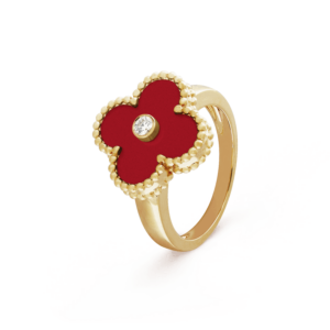 Toxse Vintage Alhambra Carnelian Ring