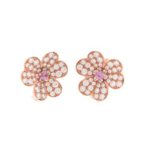 Toxse Frivole Pink Sapphire Earrings