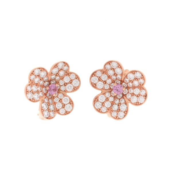 Toxse Frivole Pink Sapphire Earrings