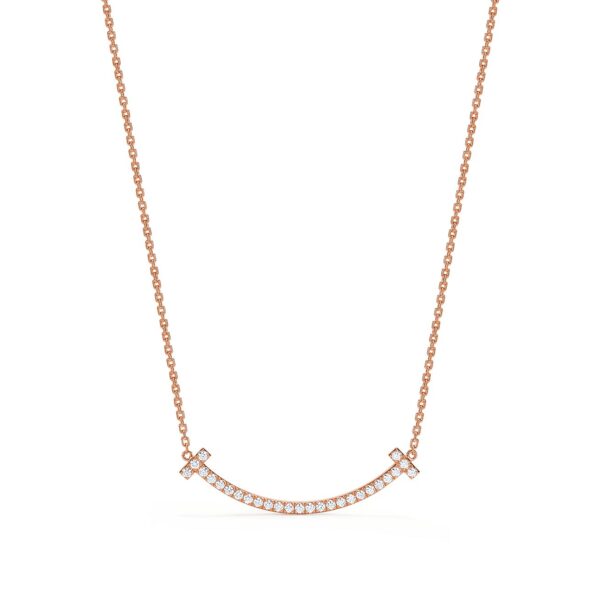 Toxse T Medium Diamond Pendant Necklace