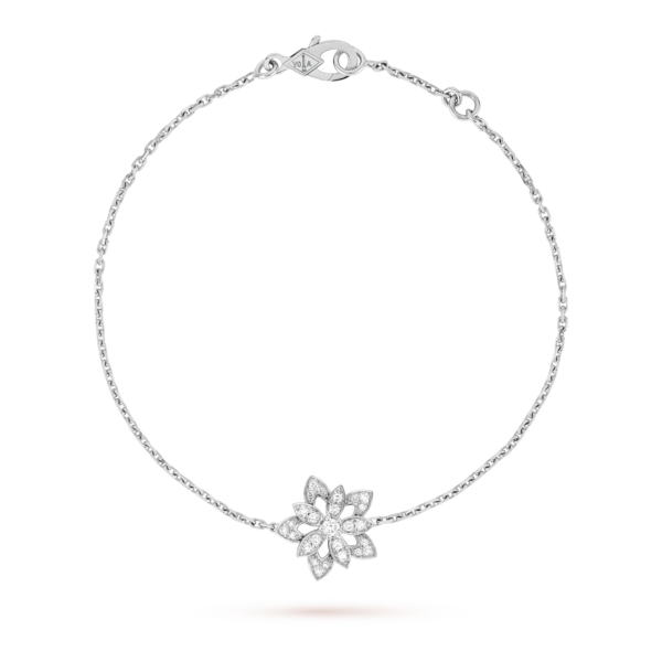 Toxse Lotus Openwork Pendant Bracelet