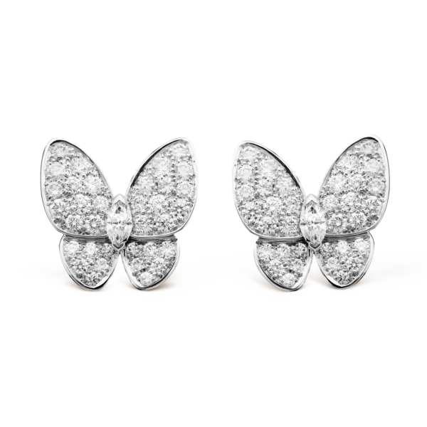Toxse Two Butterfly Diamonds Earrings