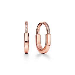 Toxse T Lock Diamonds Medium Earrings