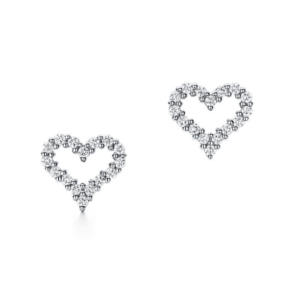 Toxse Heart Diamonds Earrings