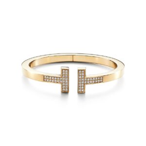 Toxse T Diamond Open Square Bracelet