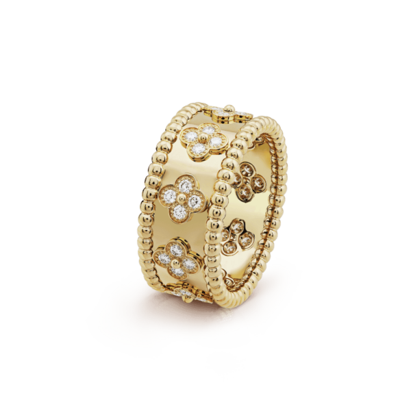 Toxse Perlée Clovers Ring