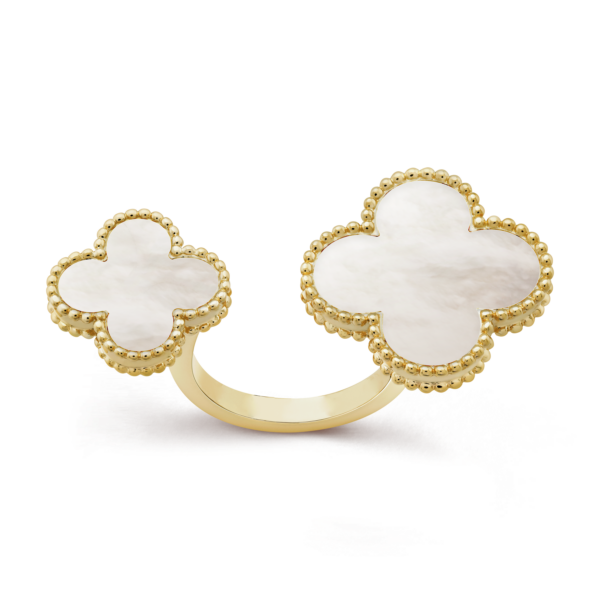 Toxse Magic Alhambra Mother Of Pearls Clover Ring - Image 3