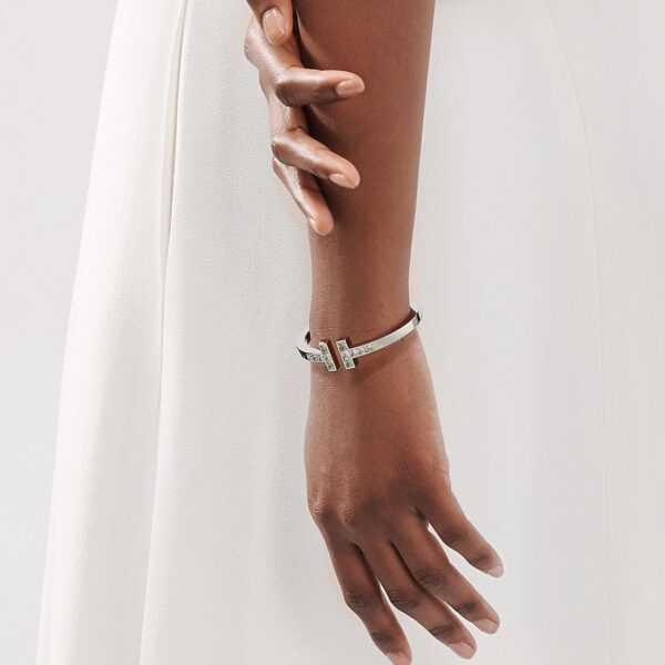Toxse T Diamond Open Square Bracelet - Image 10