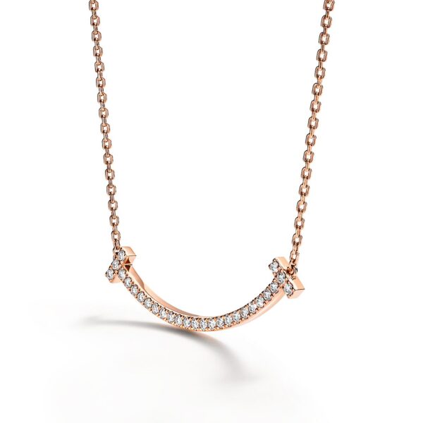 Toxse T Medium Diamond Pendant Necklace - Image 3