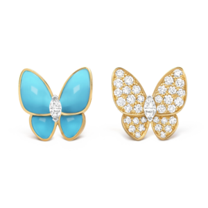 Toxse Two Butterfly Turquoise Earrings